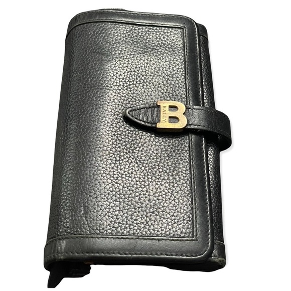 Bally Handbags - Bally Black Leather Jacket Wallet